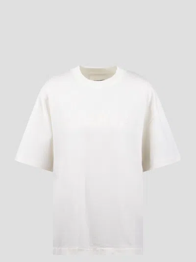 Jil Sander Short Sleeves Boxy T-shirt In White