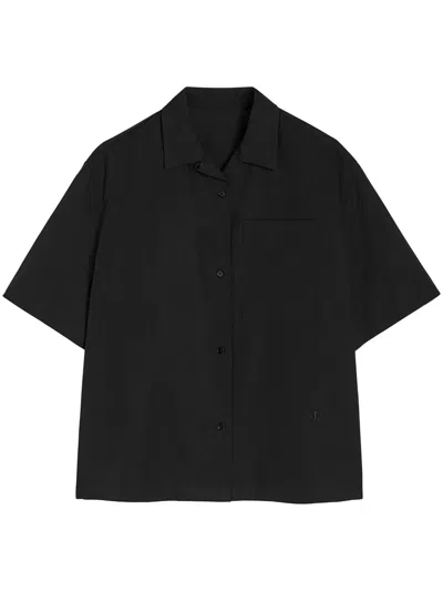Jil Sander Short-sleeves Shirt In Black