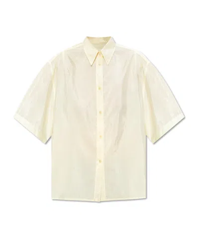 Jil Sander Short-sleeves Shirt In Beige
