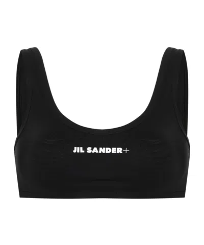 JIL SANDER JIL SANDER LOGO-PRINTED SPORTS BRA