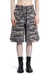 Jil Sander Camouflage Cargo Shorts In Multicolor