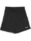 Jil Sander Logo-print Track Shorts In Black