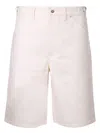 Jil Sander Denim Shorts In White