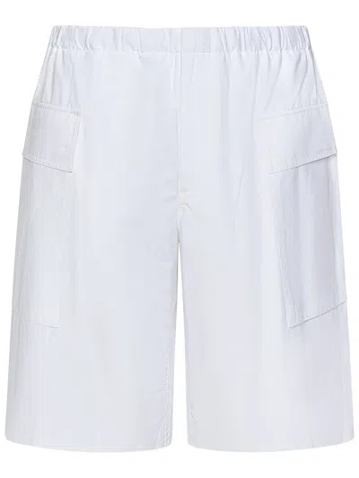 Jil Sander Shorts  In Bianco