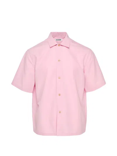 Jil Sander Short-sleeve Shirt In Pink