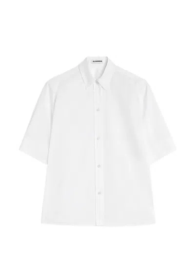 Jil Sander Short-sleeve Shirt In White