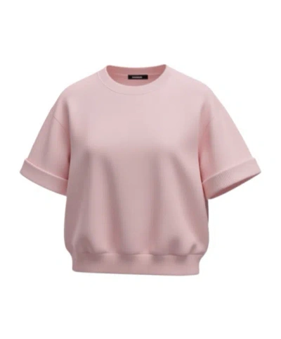 Jil Sander Short-sleeved Sweatshirt In Animal Print