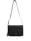 Jil Sander Rectangular Flap Shoulder Bag Adjustable Strap In Black