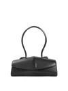 Jil Sander Linea Shoulder Bag In Black