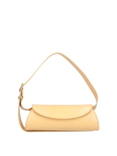 Jil Sander Shoulder Bag Cannoli In Yellow