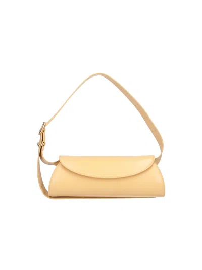 Jil Sander Shoulder Bag Cannolo In Yellow
