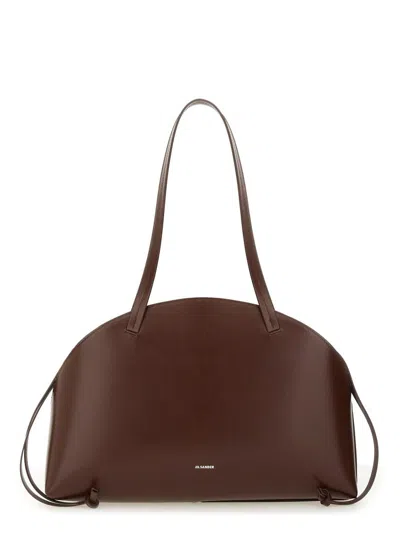 JIL SANDER JIL SANDER SHOULDER BAG "CURVE" MEDIUM