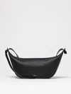 Jil Sander Knot Leather Crossbody Bag In Black