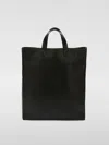 Jil Sander Men's Square Shopper Lg Bag In Black
