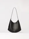 Jil Sander Medium Eldorado Black Leather Bag In Black