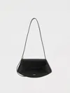 Jil Sander Small Crossbody Bag Adjustable Strap In Black