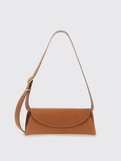 Jil Sander Small Cannoli Bag In Brown