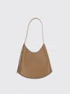 Jil Sander Eldorado Medium Leather Shoulder Bag In Brown