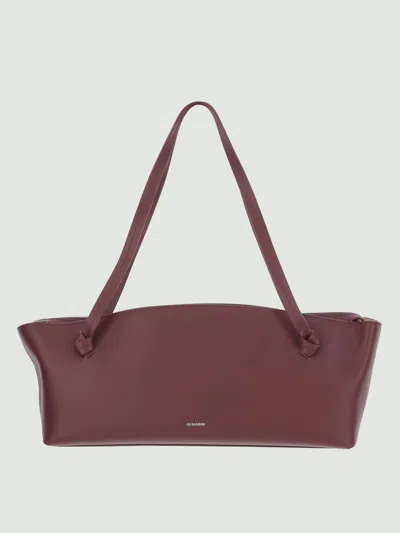 JIL SANDER SHOULDER BAG JIL SANDER WOMAN COLOR BURGUNDY,H23567050