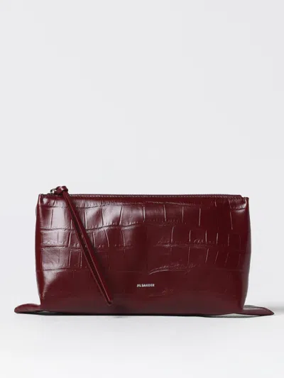 Jil Sander Burgundy Empire Small Bag