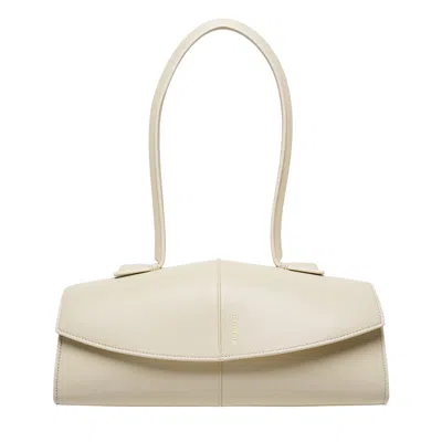 Jil Sander Shoulder Bag Lamb Nappa In White