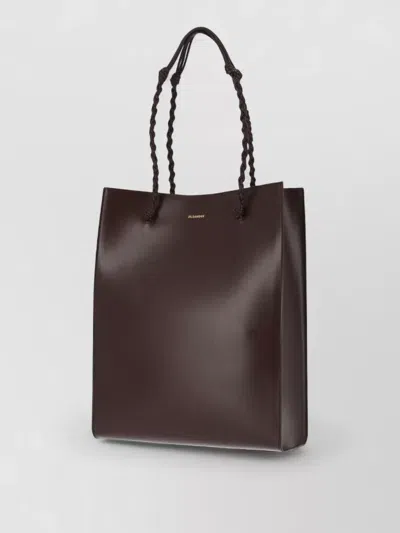 Jil Sander Shoulder Bag Shopper Braided Handle Design