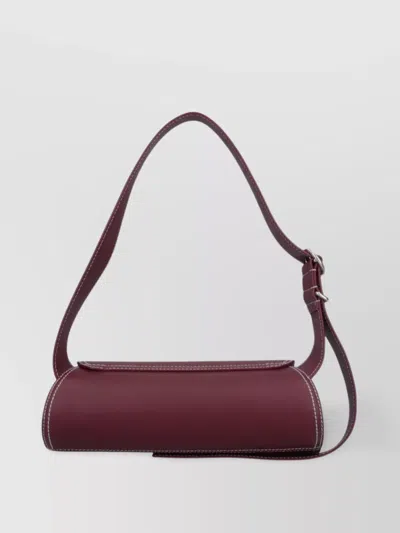Jil Sander Shoulder Bag With Adjustable Strap And Flap Design