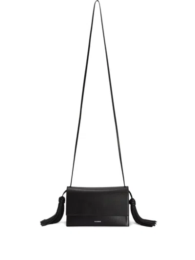 Jil Sander Shoulder Bag With Structured Silhouette In Black