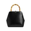 Jil Sander Goji Square-shaped Top Handle Bag In Black