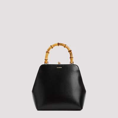 JIL SANDER SHOULDER BAGS BLACK