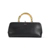 Jil Sander Goji Mini Leather Handbag In Black