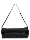 Jil Sander 'rollup' Medium Crossbody Bag In Black