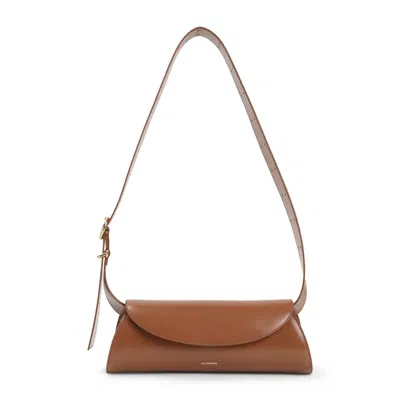 Jil Sander Women Brown Cannolo Shoulder Bag