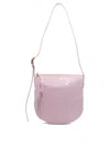 Jil Sander Moon Leather Shoulder Bag In Pink