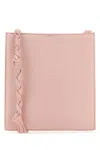 Jil Sander Unique Handle Leather Shoulder Bag In Pink