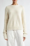 Jil Sander Women's Wool Sweater In Chalk