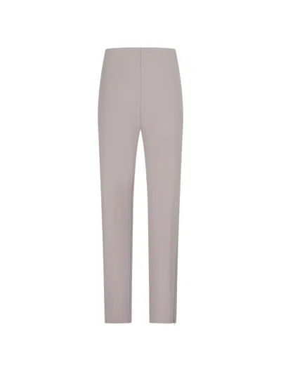 Jil Sander Side-zip Leggings In Gray