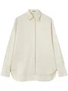 Jil Sander Pointed-collar Satin Shirt