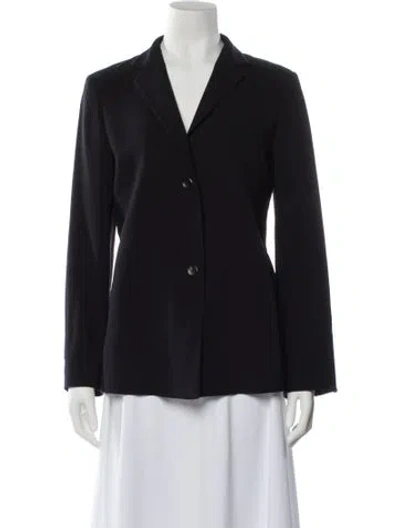 Pre-owned Jil Sander Silk Blazer In Blue