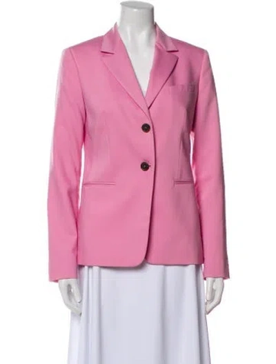 Pre-owned Jil Sander Silk Blazer In Pink