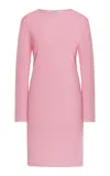 Jil Sander Silk-blend Mini Dress In Pink