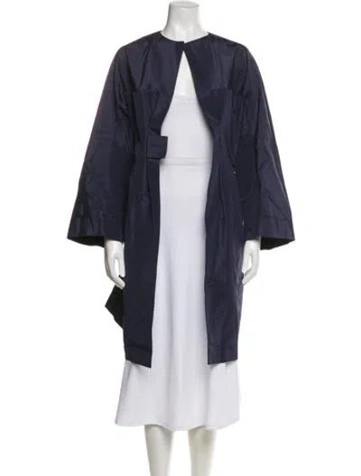 Pre-owned Jil Sander Silk Jacket In Blue