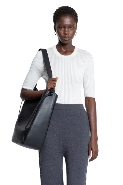Jil Sander Silk Ribbed-knit Top In White