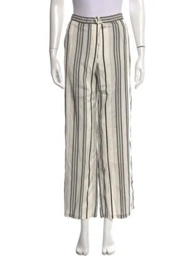 Pre-owned Jil Sander Silk Wide Leg Pants In Neutral