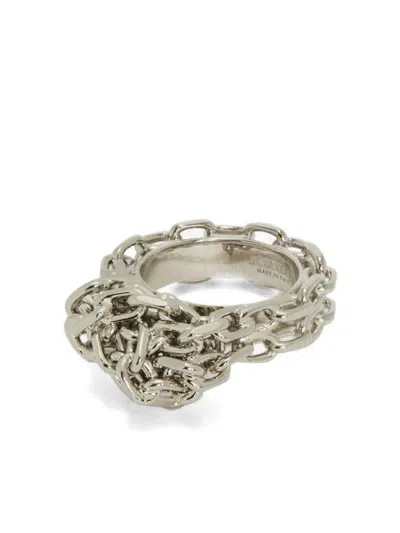 Jil Sander Metal Ring In Metallic