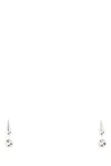 Jil Sander Cone-shaped Polished Metal Stud Earrings