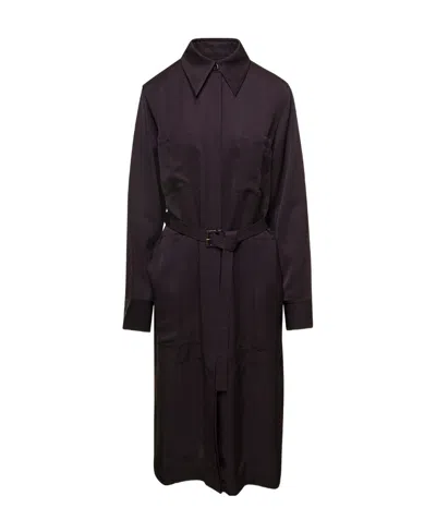 JIL SANDER JIL SANDER SINGLE-BREASTED BELTED TAILORED COAT