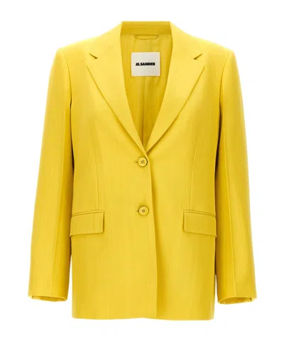 JIL SANDER JIL SANDER SINGLE-BREASTED TAILORED BLAZER