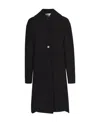 Jil Sander Cashmere Coat In Black