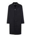 Jil Sander Single-breasted Coat In Black